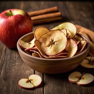 Apple Chips with Cinnamon