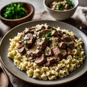 Beef Stroganoff