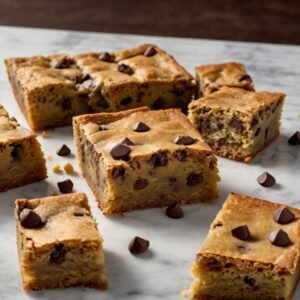 Chickpea Chocolate Chip Blondies