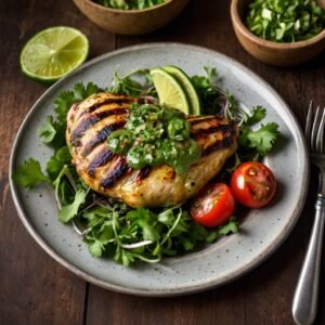 Chimichurri Grilled Chicken with Avocado Salad