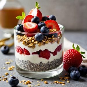 Coconut Chia Seed Parfait