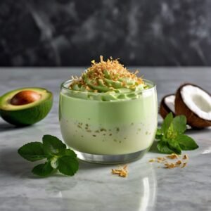 Coconut Lime Avocado Mousse