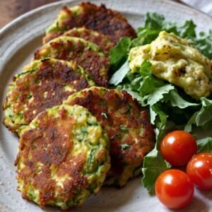 Gluten-free zucchini fritters