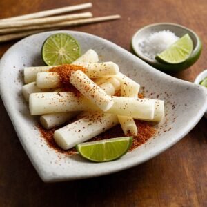 Jicama Sticks with Chili Lime Seasoning