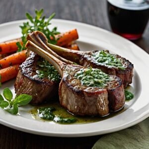 Lamb Chops with Mint Sauce