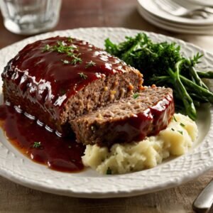 Meatloaf with Mashed Potatoes