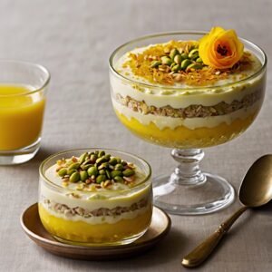 Saffron and Cardamom Rice Pudding