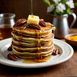 Sweet Potato and Pecan Pancakes