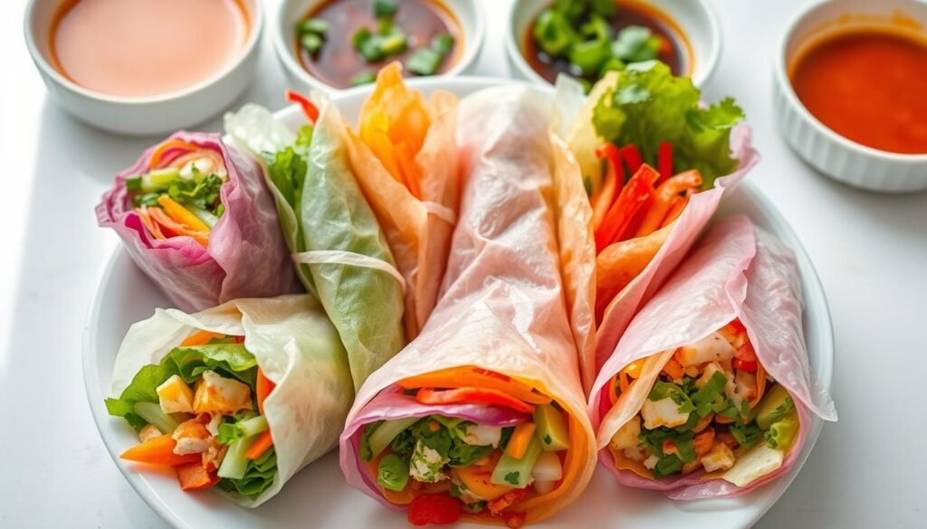 5 Rapid Rice Paper Wraps: Fresh and Fast Asian-Inspired Meals