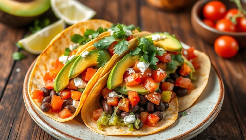 black bean tacos