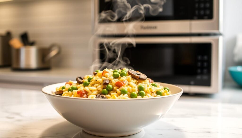 creamy microwave risotto