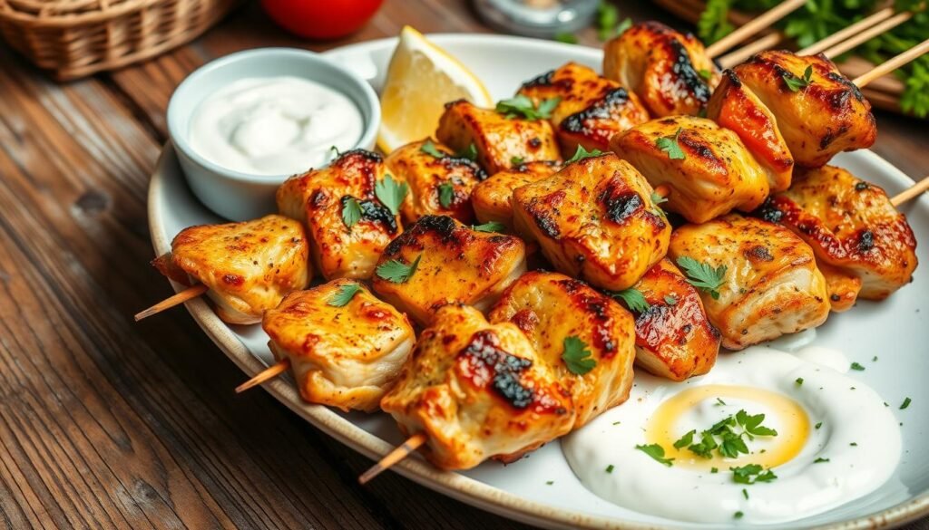 grilled chicken kebabs