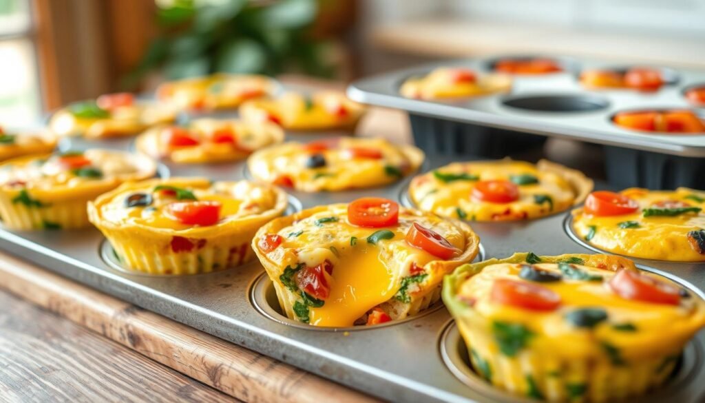 muffin-tin omelets