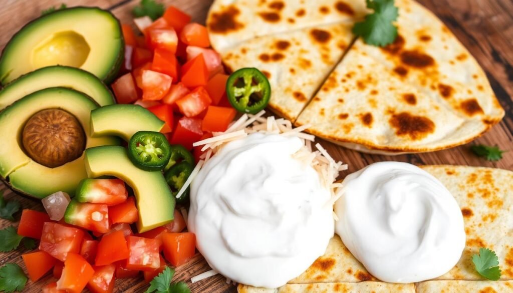 quesadilla toppings