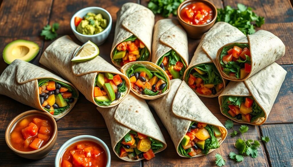 vegan breakfast burritos