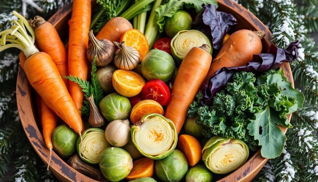 hearty seasonal veggies